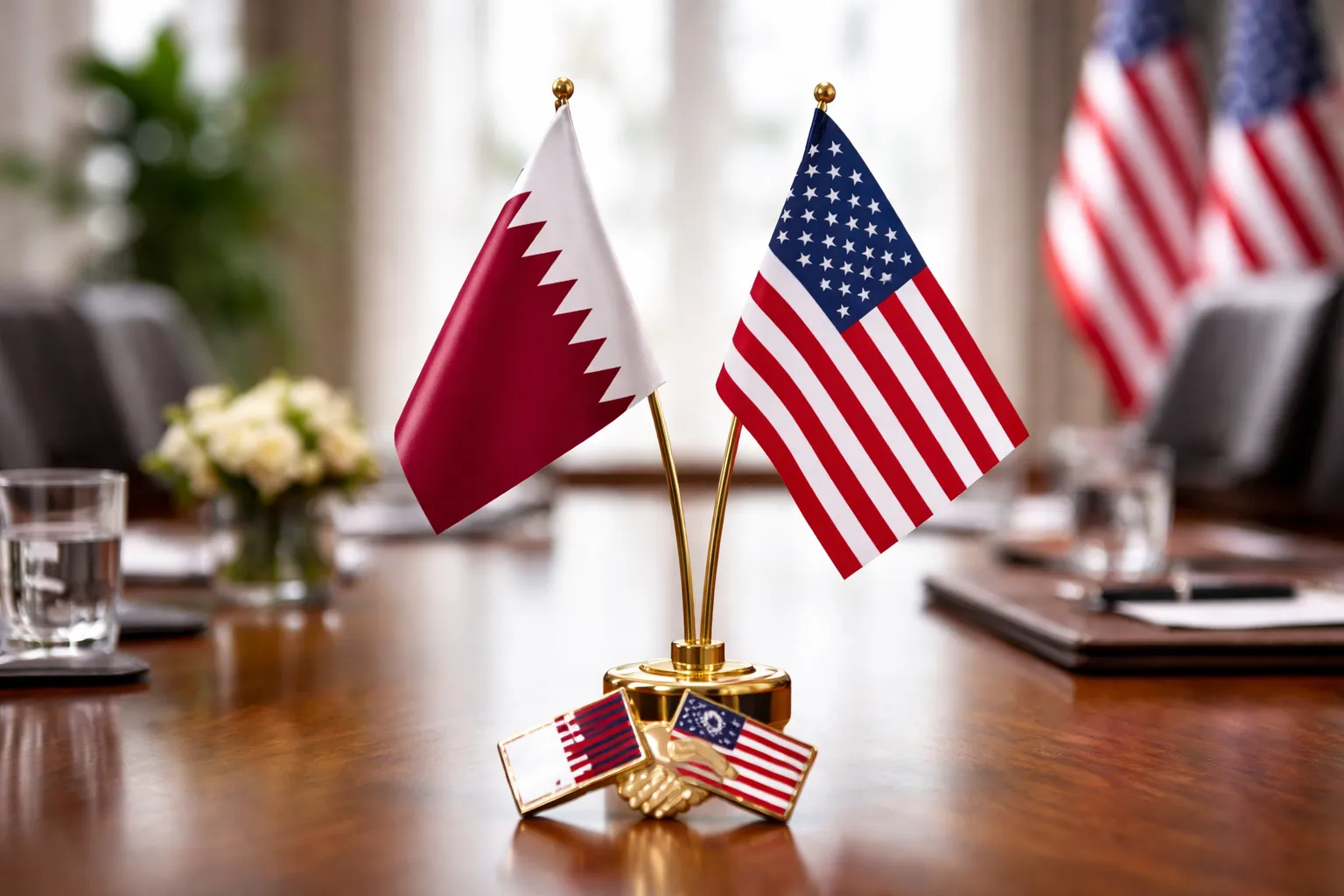 أمير قطر والرئيس الأميركي يناقشان الأمن الإقليمي وتعزيز التعاون الثنائي